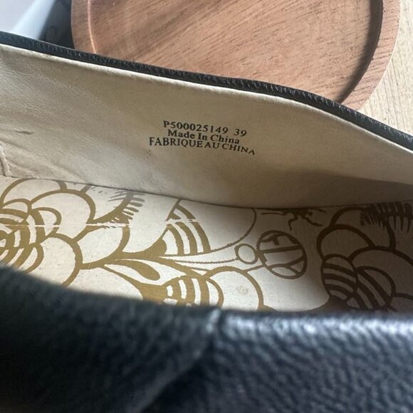 FLY LONDON YAZ BLACK WEDGES - Picture 7 of 8